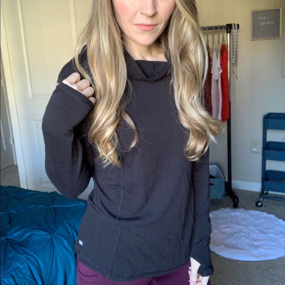 Danskin - Cowl Neck Hood - Long Sleeve